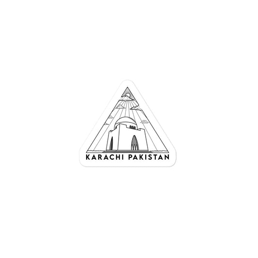 Karachi Minimalist Sticker